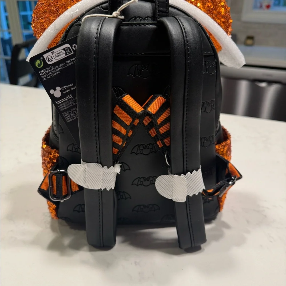 Disney Halloween Sequin Loungefly Mini Backpack